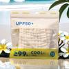 Bolsa de embalaje de mascarilla solar fresca Mascarilla tridimensional 3D Bolsa autosellable Mascarilla solar UPF50 Bolsa transparente MASCARILLA
