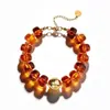 Collar y Pulsera de Colores con Cuentas para Mujer, Set de Nuevo Producto Transfronterizo, Resina, Bohemio, Moda de Verano, Accesorios de Playa