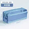 Bolsa de Lápis de Malha Transparente, Grande Capacidade, Bolsa Simples Portátil de Armazenamento, Bolsa com Zíper para Material Escolar de Exame Específico para Estudantes