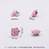 Artesanato em Cerâmica Acessórios de Flor Decorativa Flor de Hibisco Criativa DIY Três Folhas Enfeites Atacado Joias Feitas à Mão