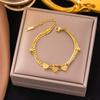 Pulsera de amor de acero de titanio transfronteriza europea y americana de doble capa para mujer, moda sexy elegante personalidad temperamento combinable simple pulsera para mujer