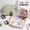 Estuche de Lápices de Alta Apariencia, Gran Capacidad para Niños y Niñas, Material Escolar, Bolsa de Papelería Multifuncional, Bolsa de Almacenamiento para Cosméticos