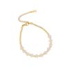 [Ice Meng] Diseño Original Piedra Natural Pulsera Estrella Hecha a Mano Cuentas Chapado 18K Pulsera B551