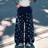 Calça de rua super bonita para meninas Outono 2026 Novo Estilo Calças Largas para Crianças Meninas Crianças Mais Velhas Alunos do Ensino Fundamental Calças de Moletom Casuais