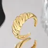 Anillo de Croissant Dorado de Moda Más Vendido en AliExpress para Mujer Tendencia en Instagram