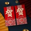 Envelopes Vermelhos Foscos Estilo Chinês Criativos, Sacos de Envelope Vermelhos Universais Personalizados para Presentes de Ano Novo, Boa Sorte e Prosperidade, Direto da Fábrica