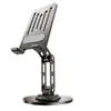 Soporte Metálico para Teléfono Móvil y Tablet Nuevo Soporte de Escritorio para Transmisión en Vivo Perezoso Elevable Giratorio Plegable Soporte Multifuncional para Teléfono Móvil