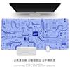 Mouse pad de circuito publicidad juego almohadilla para teclado almohadilla para escritorio de oficina engrosamiento aumentado punto ventas directas de fábrica se puede agregar logotipo