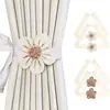 Amarres de Cortina Florales para Niños Estilo Coreano Estilo Ins, Correas de Amarre para Parasol de Coche, Cuerdas de Amarre para Mosquiteros