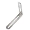 Soporte de ángulo recto ajustable de 90 grados con orificio largo de acero inoxidable engrosado, soporte de fijación en forma de L, accesorios de hardware de soporte de estante, venta al por mayor