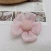 Tecido de estilo coreano costurado à mão de cinco pétalas girassol diy acessórios para o cabelo acessórios de vestuário sapatos e chapéus bolsas meias acessórios decorativos flores
