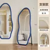 Espejo de cuerpo entero, espejo de pie, espejo de vidrio para el hogar, espejo de pared, nuevo estilo 2026, para habitaciones de niñas, espejo de tocador de pared