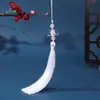 Campanilla de Viento de Acrílico Borlas para Sombrero Estilo Chino Color Sólido Poliéster Borlas Colgantes Amuletos Brocado Cantante Hanfu Accesorios para Joyería DIY