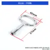 Cerradura Redonda Cilíndrica Triangular MS705 Acero Inoxidable Ranurada Cuatro Esquinas Lengüeta Giratoria Caja de Distribución Puerta de Gabinete Hidrante de Incendio Cubo de Basura Cerradura de Puerta