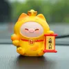 Adorno de Consola Central de Coche Meow Cai Cerdo Lindo Decoración de Escritorio de Coche Regalo para Niña En Stock Una Pieza Dropshipping
