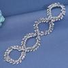 Adorno de cabeça de noiva com strass Faixa de cabelo em forma de S feita à mão Faixa de cabeça com diamantes Acessórios de cabelo para casamento de comércio exterior Coroa de cabelo DZ006