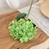 Arranjo de flores artificiais de hortênsia francesa de alta qualidade com 72 peças, impresso em 3D, para decoração de sala de estar, montagem de cenas de casamento e adereços de fotografia