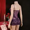 Domiara Aliexpress Más Vendido Europeo y Americano Transfronterizo Malla Transparente Patchwork Camisola Vestido de Noche Body Ajustado Sexy Qqny Al Por Mayor