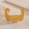 Pulseira Aberta Banhada a Ouro Europeia e Americana Imitação de Fritillaria Pulseira de Temperamento Fashion Pulseira Cruzada Luxo Leve Joias de Alta Qualidade Atacado