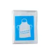 Delantal Desechable Cocina Especial A Prueba de Manchas de Bebida A Prueba de Aceite Delantal de Plástico Cangrejo Barbacoa Babero de PE Venta al por Mayor