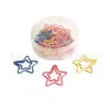 Venta caliente de fábrica clip para papel regalo papelería traje clip para papel color plástico estilo completo transfronterizo en stock