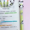 Resaltador de panda de dibujos animados con combinación de colores, estudiante, tres en uno, cabeza oblicua, bolígrafo para cuenta manual, marcador de color, bolígrafo de color para graffiti