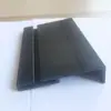 Perfis extrudados de ABS processados sob medida em branco e preto, tiras de plástico rígido para vedação e ranhuras de borda de portas, janelas e armários