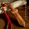 Espada de Madera de Durazno Colgante Pequeño Espada de Madera de Durazno Madera Rayo Tabú Ziwai Espada de Siete Estrellas para Adultos Portátil para Bebé Hecho a Mano Madera de Durazno