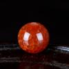 Cuentas redondas de ágata con diseño de dragón rojo y flor de hielo, cuentas sueltas, cuentas espaciadoras, cuentas superiores, cuentas de cintura, cuentas de Buda, cuentas de semillas de Bodhi, estrella, luna, pulsera, accesorios de bricolaje