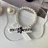Collar de perlas con cinta de letra de gato y perro joyería hecha a mano con cuentas para mascotas gato alemán sin pelo fabricantes venta al por mayor
