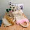 Cesta de verduras vintage de estilo francés para otoño e invierno, hecha a mano, tejida a mano, con cuentas de perlas, bolso bandolera portátil para mujer, de moda