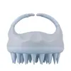 Ponto de Fábrica Escova de Shampoo de Palha de Trigo Cabeça Massagem Pente de Shampoo Couro Cabeludo Banho Limpeza Artefato Escova de Shampoo de Silicone
