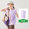 Camiseta Chaleco de Manga Corta sin Mangas de Secado Rápido Transpirable para Niños y Niñas Cuello Redondo Camiseta de Manga Corta para Niñas de 26 Años