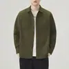 2026 Nueva Otoño Japonés Retro Hombres Holgada Casual Manga Larga Camisa Americana Ropa de Trabajo Versátil Tendencia Marca Chaqueta
