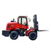 Comercio Exterior Exportación Carretilla Elevadora Pequeña Todoterreno Cuatro Ruedas Montable Carga y Descarga Carretilla Elevadora 3.5 Manejo de Ingeniería y Carretilla Elevadora de Descarga