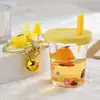 Colgante Relleno de Aceite Sanrio, Llavero de Arena Líquida, Colgante Lindo de Kuromi, Exquisita Decoración para Mochila, Venta al por Mayor de Regalos Pequeños