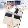 Aplicable a Samsung plegable 5 Chanel estilo teléfono móvil plegable carcasa tarjeta billetera Galaxyfold4 anillo protección resistente a caídas