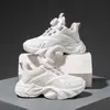 Zapatos Deportivos para Niños y Niñas, Zapatos de Malla, Doble Malla Transpirable de Verano, Zapatos Blancos para Estudiantes, Versátiles, Suela Suave, Zapatos Tipo Dad para Niñas