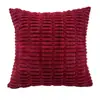 Funda de almohada de pana multicolor transfronteriza funda de almohada decorativa para sofá de casa cojín cuadrado simple de color sólido nórdico