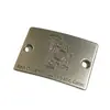 Placa de Nombre Metálica Personalizada Aleación de Zinc Hecha a Mano Etiqueta Metálica Accesorios para Bolsas Ferretería Etiqueta con Logo Letrero Metálico