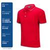 Camisa pólo de algodão penteado bordado impressão logotipo Empresa Roupas de trabalho Grupo Manga curta Roupas de trabalho masculinas e femininas Paul T-shirt Impressão