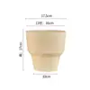 Vaso de Flor de Argila Secagem Rápida Orquídea Planta Verde Cerâmica Respirável de Alta Qualidade Criativo Simples Respirável Vaso de Flor de Mesa Venda por Atacado