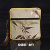 Guofeng Jewelry Bolsa de Joyería Bolsa con Cremallera Bolsa de Joyería Bolsa de Embalaje Bolsa de Regalo Hoja de Bambú Bolsa de la Fortuna Año del Dragón Logotipo Impreso