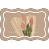 Alfombra de barro de diatomeas con dibujos de flores lindas transfronterizas para baño, cocina, alfombra de suelo antideslizante, absorbente y de secado rápido