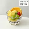 Estilo Coreano Estilo Ins Tazón de Vidrio Rayado Transparente Simple Frutero Ensaladera Pequeño Tazón Doméstico Tazón para Helado Postre