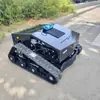 Cortacésped de Orugas Zhongyuan para Todo Terreno con Control Remoto, Cortacésped Totalmente Automático, Desmalezador para Paisajismo