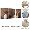 Temu Venta Caliente Jarrón de Madera Pintura Arte de Pared para Restaurante Pintura sobre Lienzo con Spray Sin Marco Pintura Decorativa Minimalista Moderna para Sala de Estar