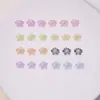 Decoraciones de Arte de Uñas Coloridas de Verano de Loto Simuladas Resina DIY Accesorios Pequeños Flores Pinzas para el Cabello Aretes Accesorios de Arte de Uñas