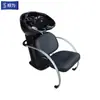 Cama de Lavado Semi-Reclinable de Fibra de Vidrio de Gama Alta para Salones de Belleza, Popular en Salones de Belleza, con Lavabo de Cerámica