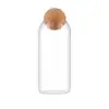 Tapón de Bola de Corcho Frasco de Vidrio Transparente de Alto Borosilicato Dulces Snacks Almacenamiento de Alimentos de Grado Alimenticio a Prueba de Humedad